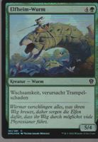 TCG Magic The Gathering MTG DMU 161 FOIL Elfheim-Wurm