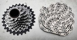 SRAM Force AXS Kassette & Kette 12-fach, 10-28 f. max. 48/35