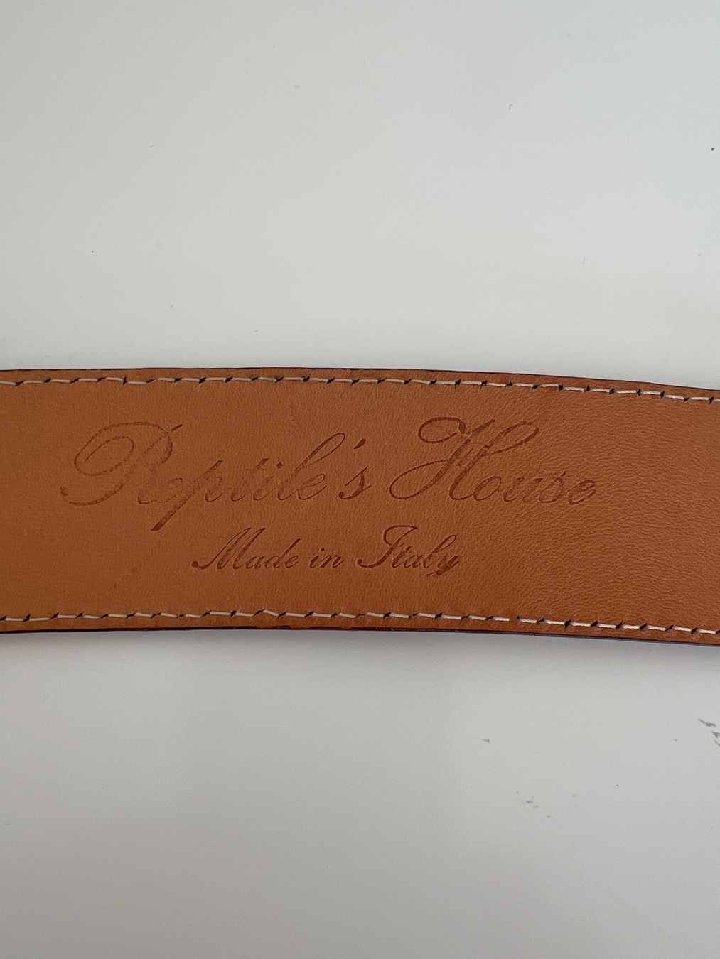 Cinture: REPTILE LEATHER GUERTEL – Usato da Zürich venduto da SWKA 3