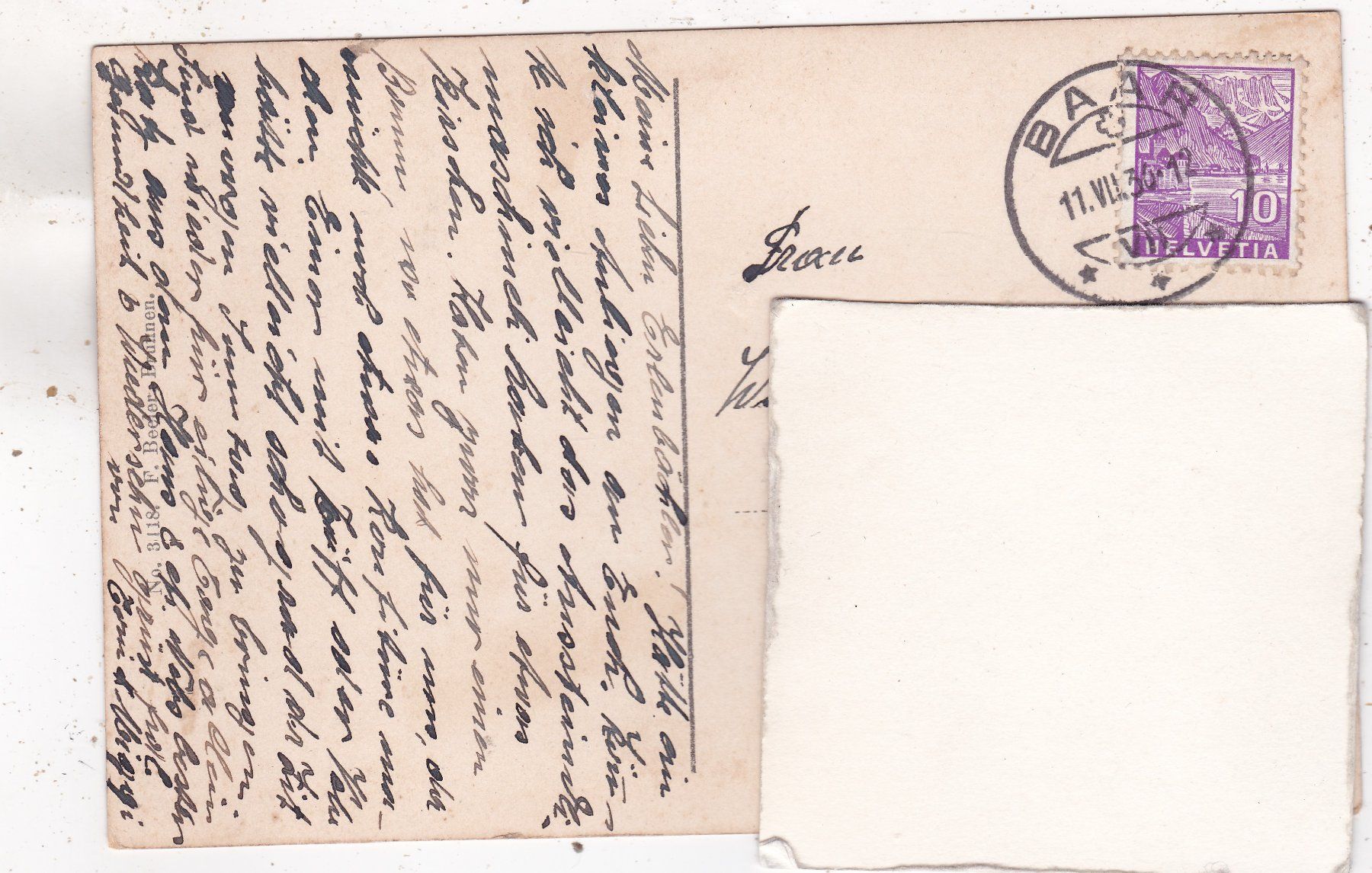 Cartoline postali: Altdorf 1936 – Usato da Herisau venduto da Lisegrat2008 1