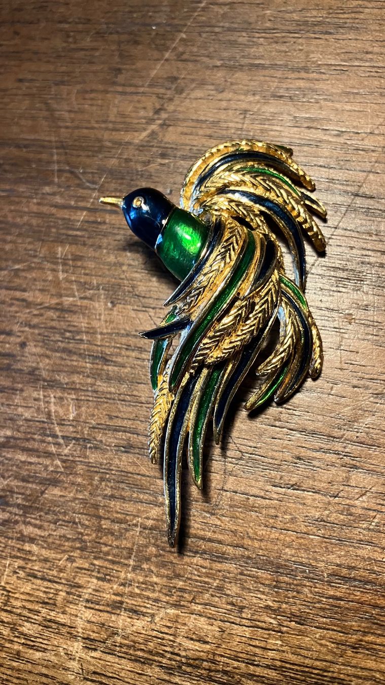 Spille & Fermagli: broche vintage oiseau Voegel Brosche – Usato da St-Cierges venduto da LeRegain