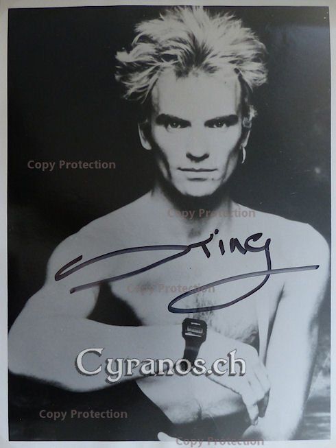 Autographes: Sting (1951) Sänger - Autogramm – D'occasion à Dietikon par cyranos1