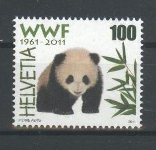 Tutti i francobolli: 2011, 50 Jahre WWF ** (2) – Usato da Willisau venduto da Vollstempel