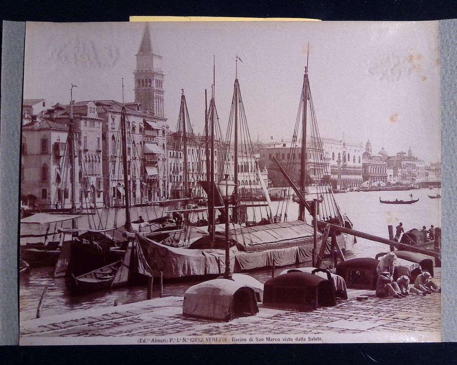 Venedig Italien um 1900 Antikes Foto Ed. Alinari Grossformat (Gebraucht ...
