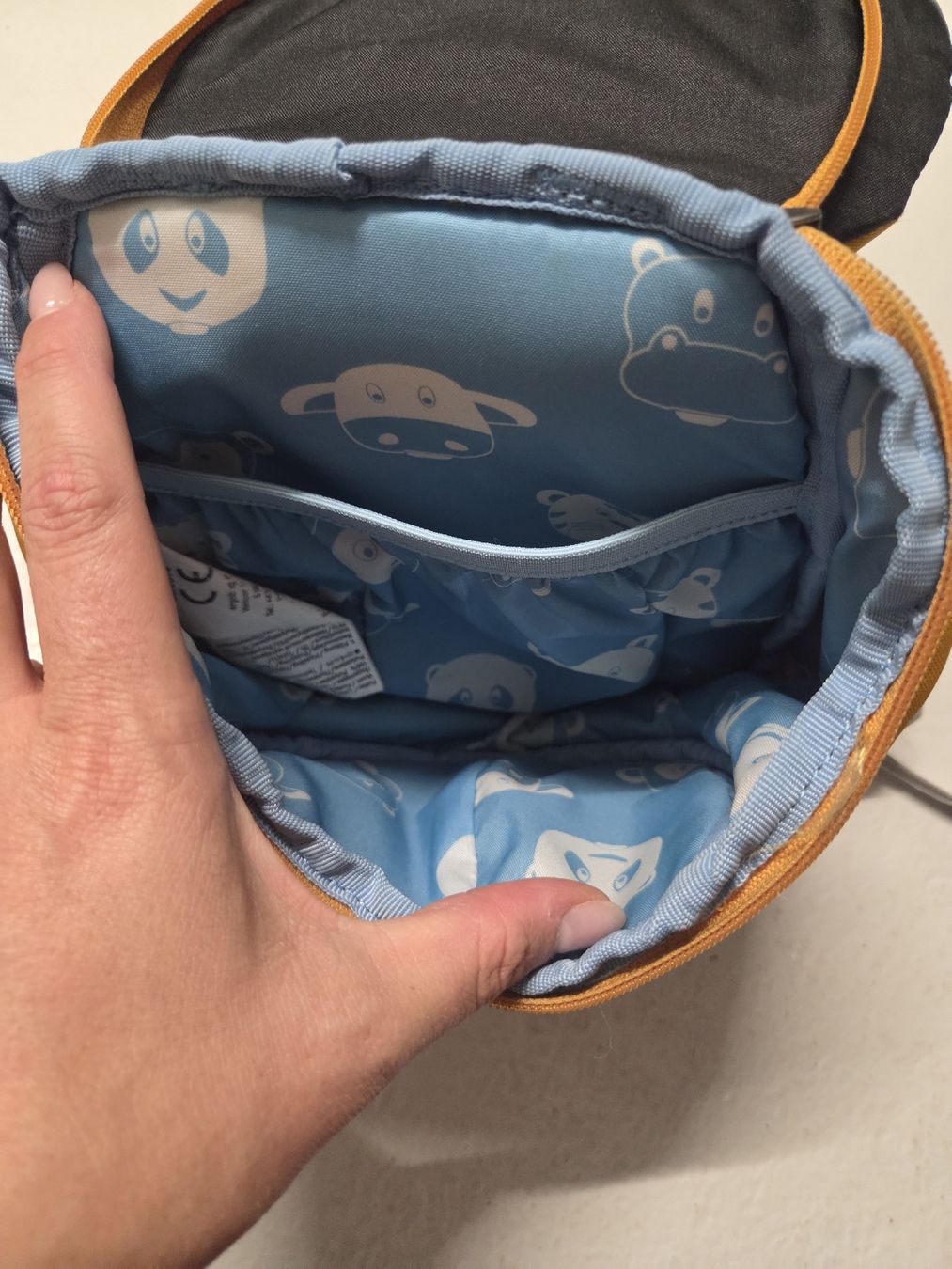 Affenzahn Borse & Zaini: Kinderrucksack Affenzahn Tiger gelb – Usato da Scherz venduto da Vogue05 2