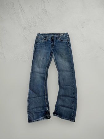Y2K 2000s Embroidered Bootcut Jeans