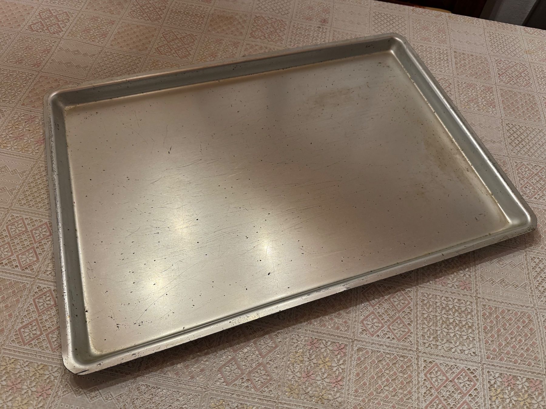 Teglie da forno: Grosses Alu-Backblech 45 mal 64 cm – Usato da Winterthur venduto da sportdisco2