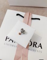 Love You Best Friend“ Herz-Charm Pandora, Silber, 14 Karat
