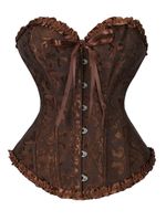 Braunes Korsett Gothic/Mittelalter/Steampunk Gr M *neu*