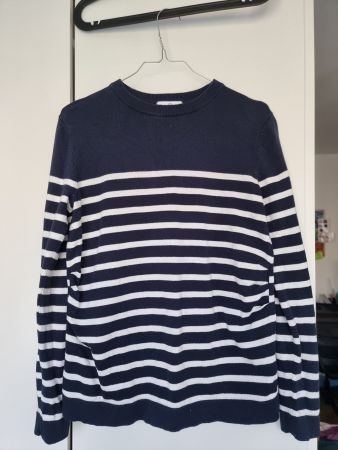 Pull grossesse marinière