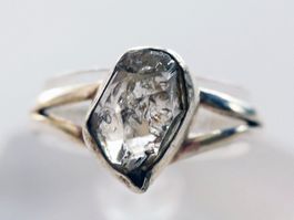 Ring Silber 925 mit Herkimer-Diamant