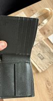 Portefeuille Gucci noir cuir grainé, comme neuf, parfait pou