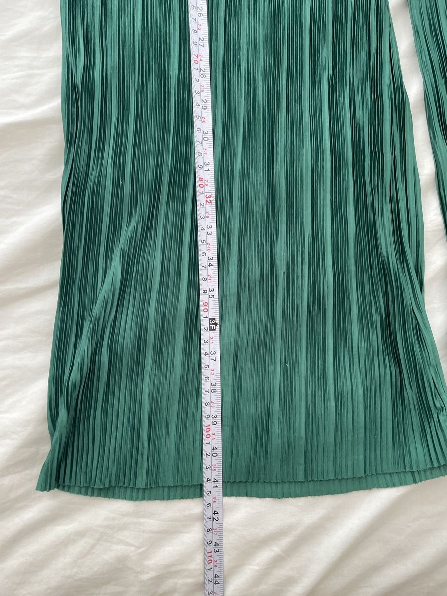 Zara Pantaloni: Zara Hose, Gr. M, smaragdgrün, Plissee – Usato da Zürich venduto da vik_isi 6