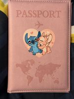 Reiseetui rosa mit Disney Stitch Motiv neuwertig