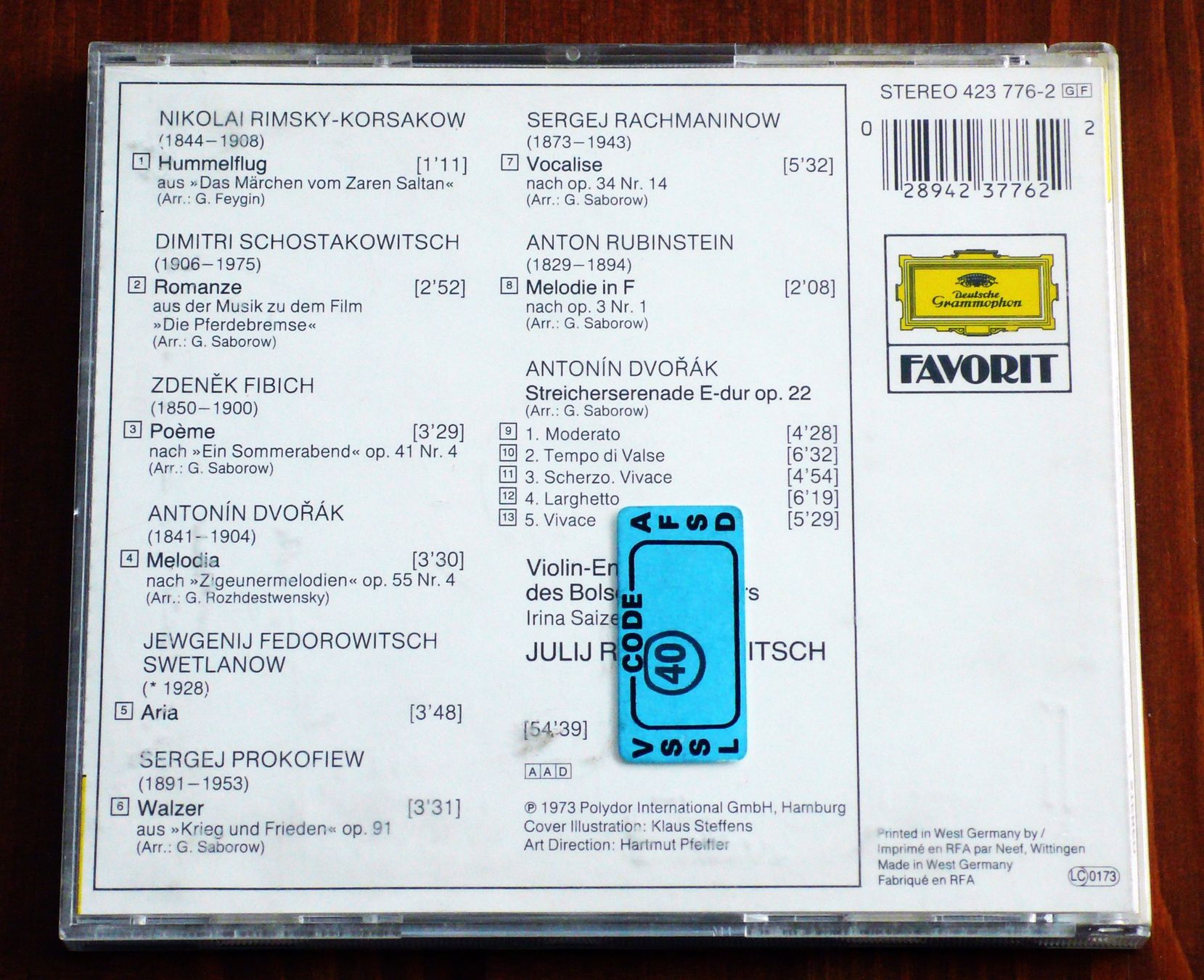 CDs: Hummelflug - Nikolai Rimsky Korsakov – Gebraucht aus Bülach von Ckitzmueller 1