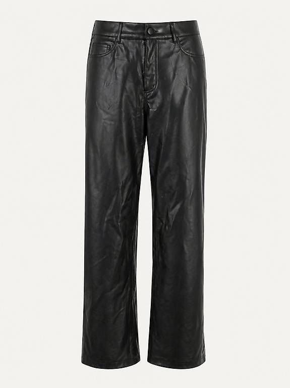 Pantaloni: Pantalone nero simil pelle – Usato da Lugano venduto da mic_zcm7