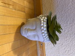 Planar Kunststoff  mit budda vase