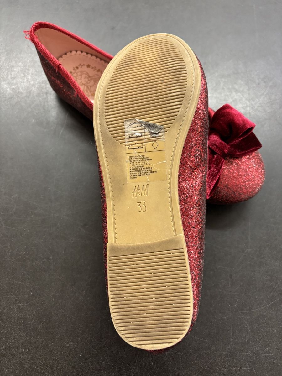 H&M Scarpe per ragazze: Glitzer Ballerinas rot, Grösse 33 – Usato da Büren an der Aare venduto da Nikito2001 5