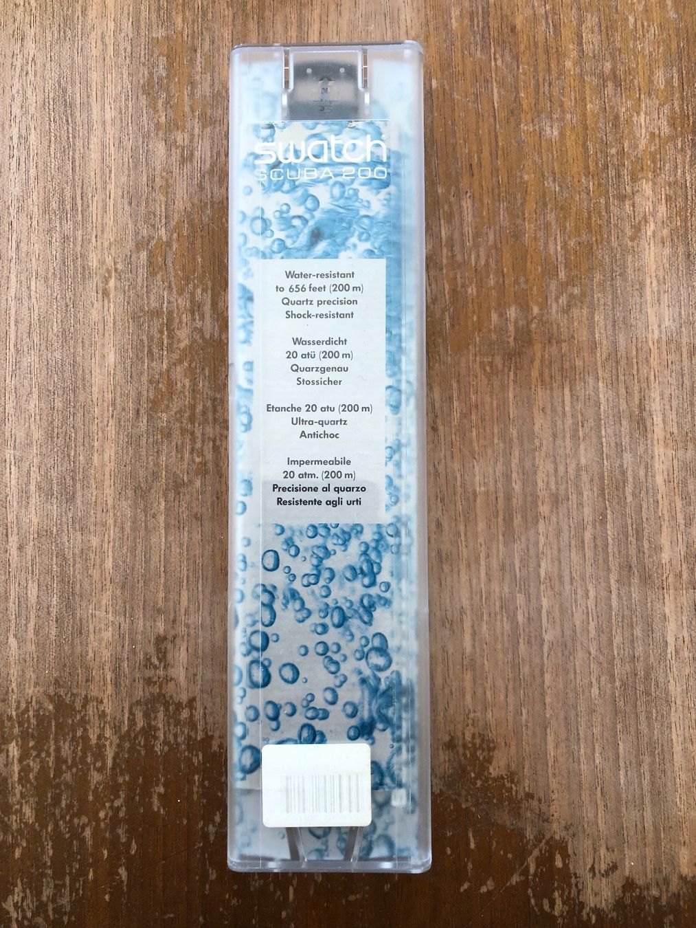 Swatch Orologi: Swatch scuba 200 in Originalverpackung Retro – Usato da Zuchwil venduto da Space08 1