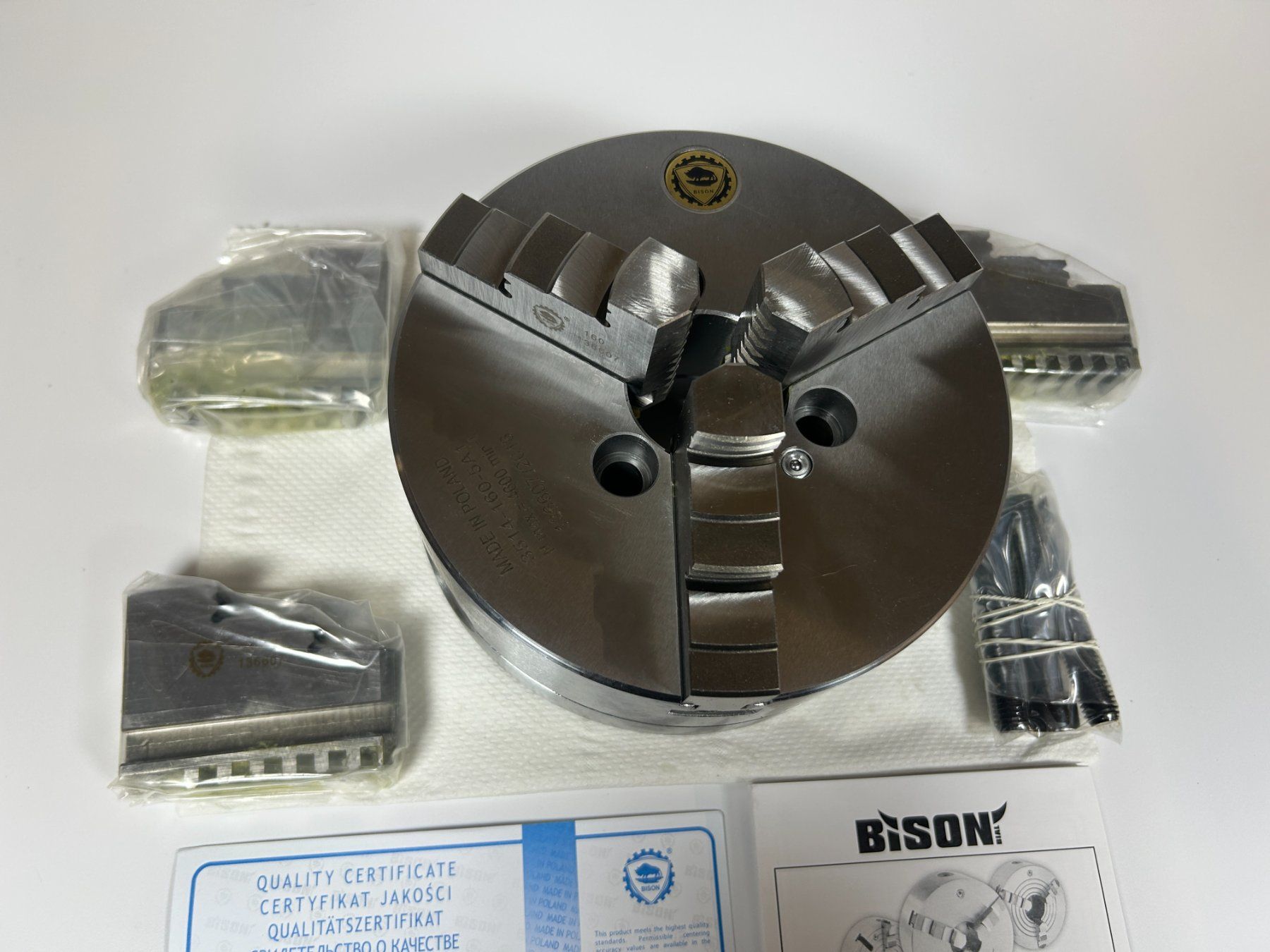 Tutti gli attrezzi: Bison 3CSN 200 D4 3-Backenfutter – Nuovo e nell'imballaggio originale da Rothenfluh venduto da BitterlinPartner 3