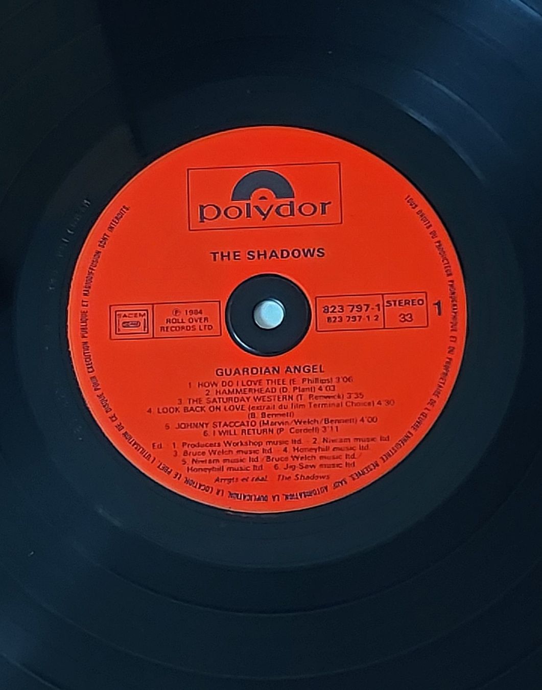 Dischi in vinile: LP - THE SHADOWS - GUARDIAN ANGEL – Usato da Steckborn venduto da Quo7 1