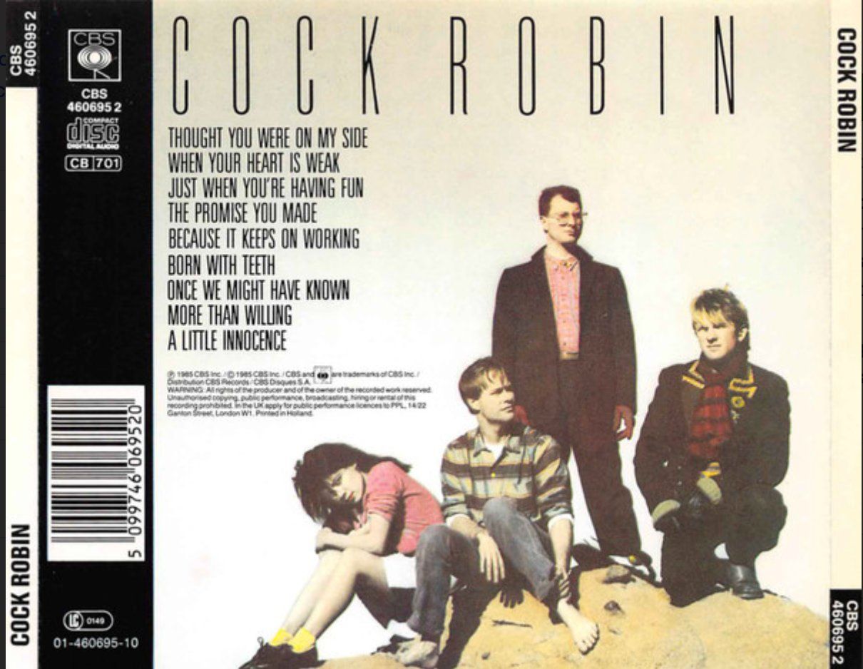 CD: Cock Robin – Cock Robin – Usato da Brunnen venduto da Barfly5 1