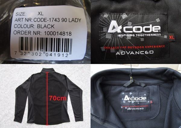 Giacche: Fleecejacke Acode Advanced schwarz Gr XL, neu – Nuovo (secondo la descrizione) da Eschenbach SG venduto da brocarte 8