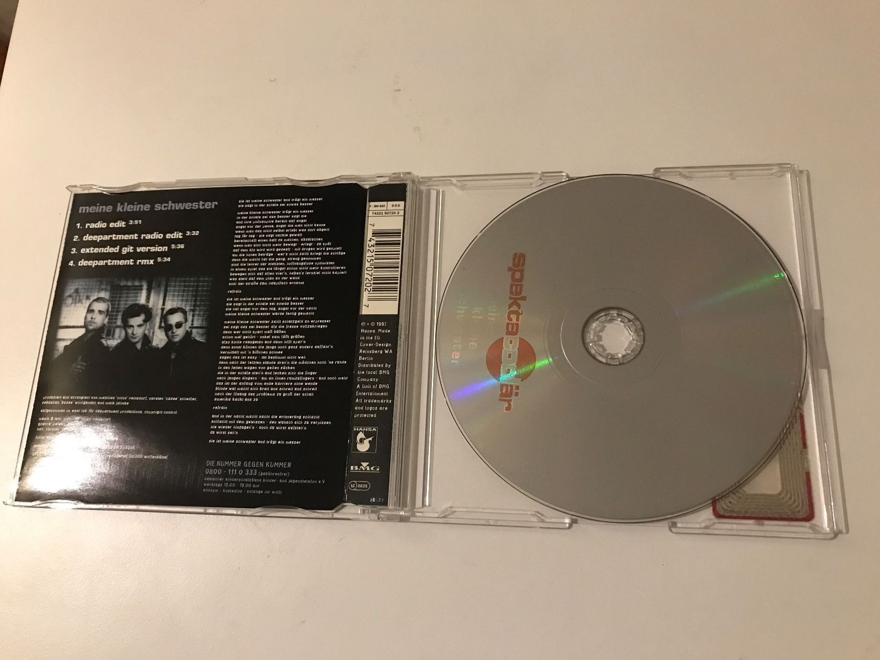 CDs: CD- Spektacoolär- Meine kleine Schwester – D'occasion à Guntershausen par Gloominati 1