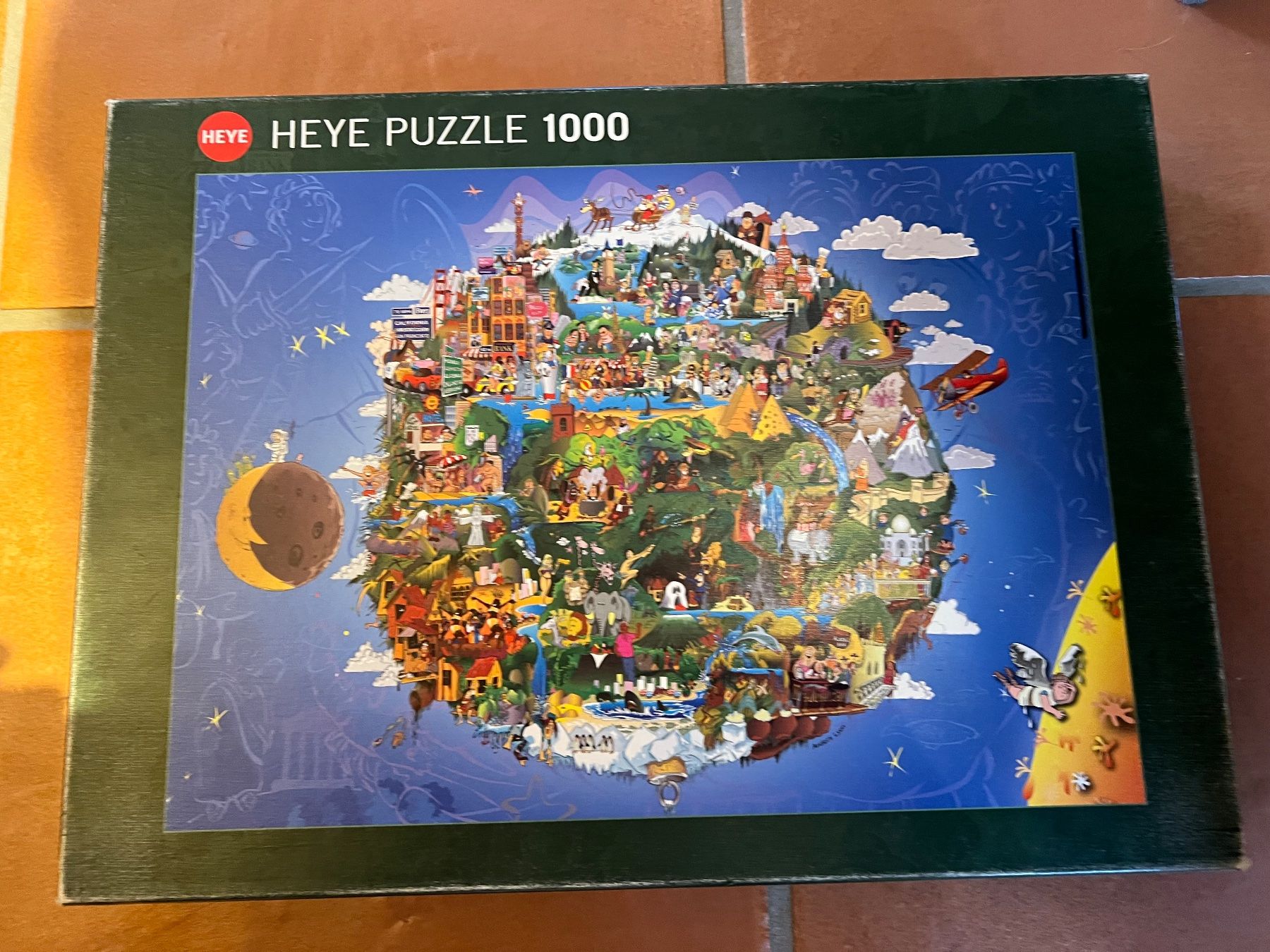 Puzzle: HEYE The Earth Puzzle 1000 Teile – Usato da Steffisburg venduto da 9MOMO5