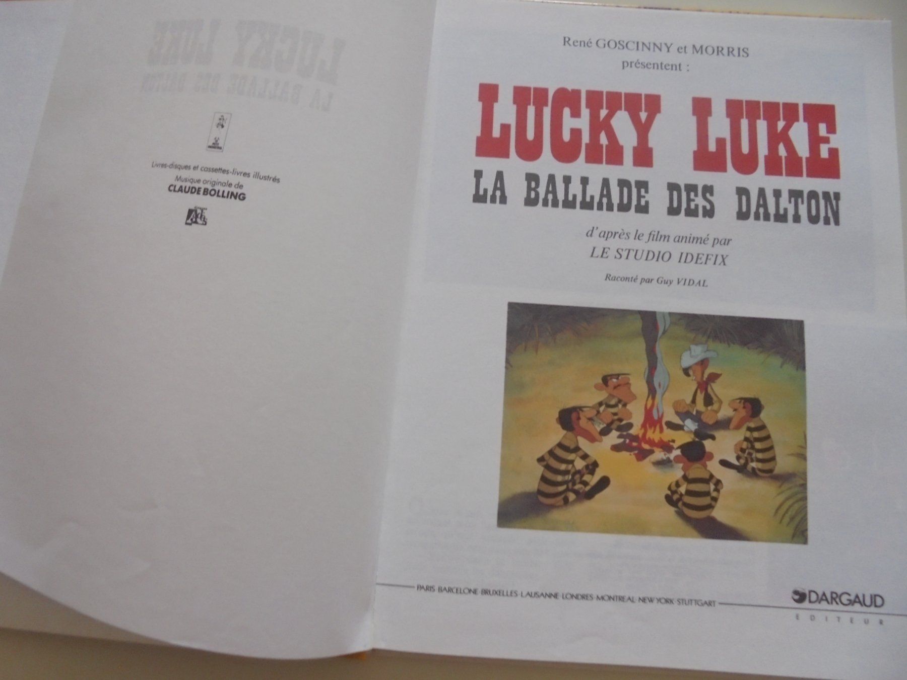 Fumetti: Lucky Luke " La ballade des Dalton " Dargaud – Usato da Crissier venduto da Promopost 2