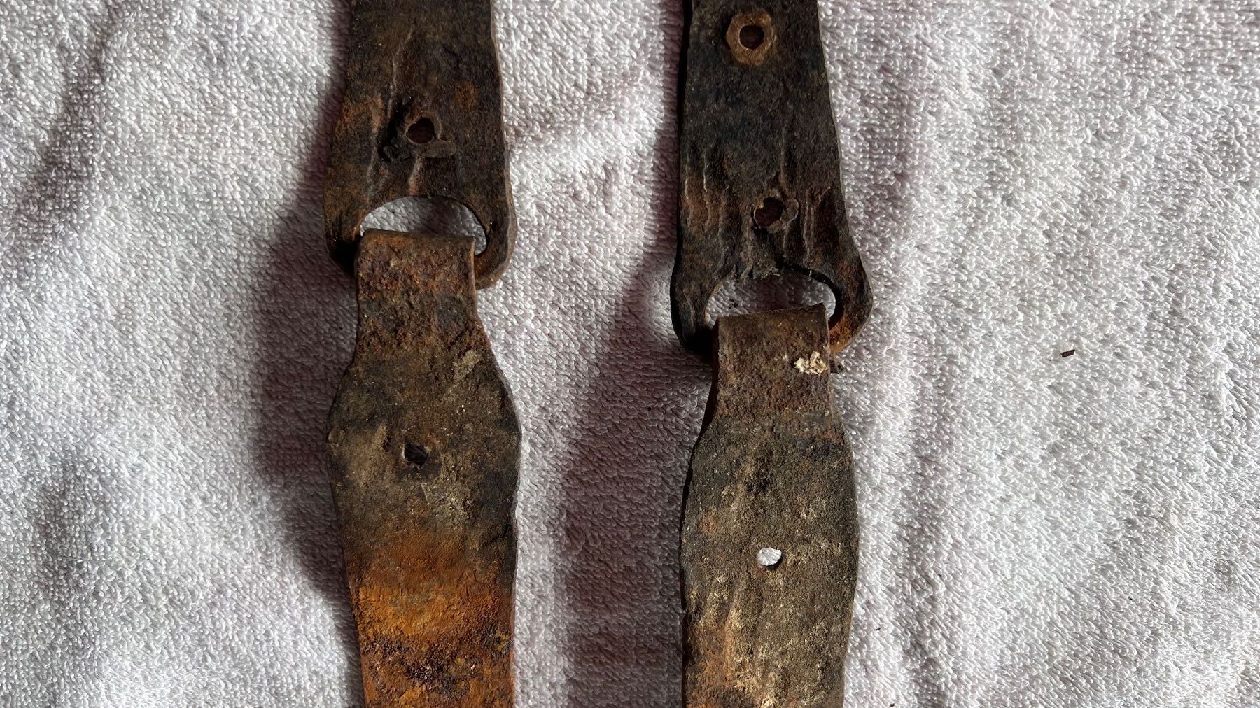 Ferramenta: Antike, dekorative Torbänder, restaurationsbedürftig. – Usato da Schübelbach venduto da Dolly990_2 7