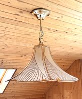 Deckenlampe aus verziertem Glas