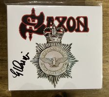 SAXON Strong Arm of the Law CD signiert von Graham Oliver
