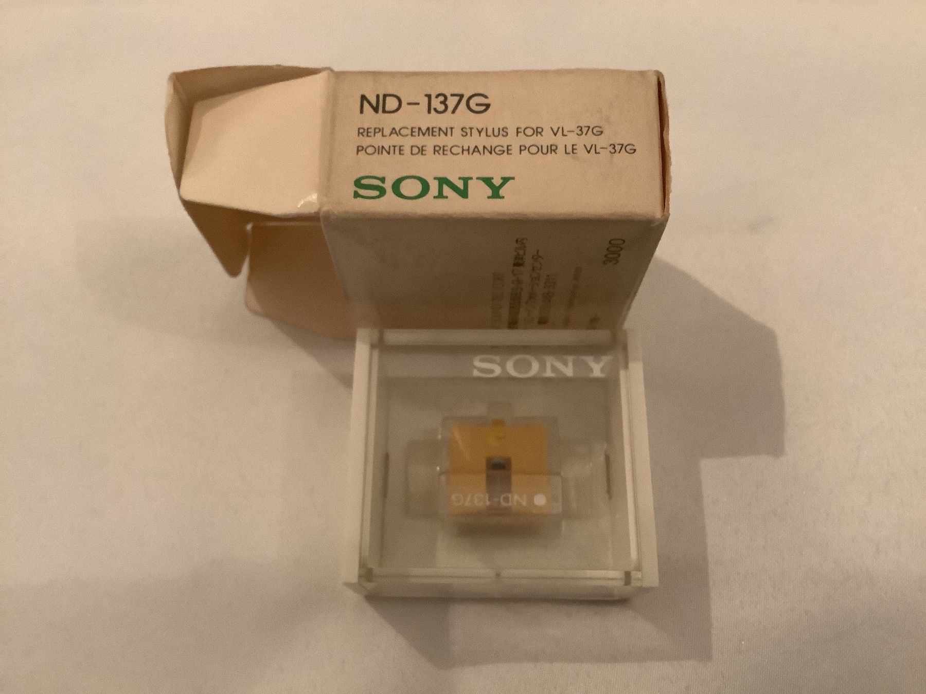 Sony Giradischi: Sony ND-137G Original Stylus – Nuovo e nell'imballaggio originale da Camorino venduto da phonotech 1