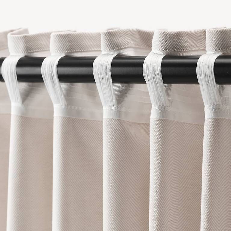 Ikea Rideaux: 4 neue Vorhänge Hellbeige Ikea Tibast – D'occasion à Zürich par alice_k 1