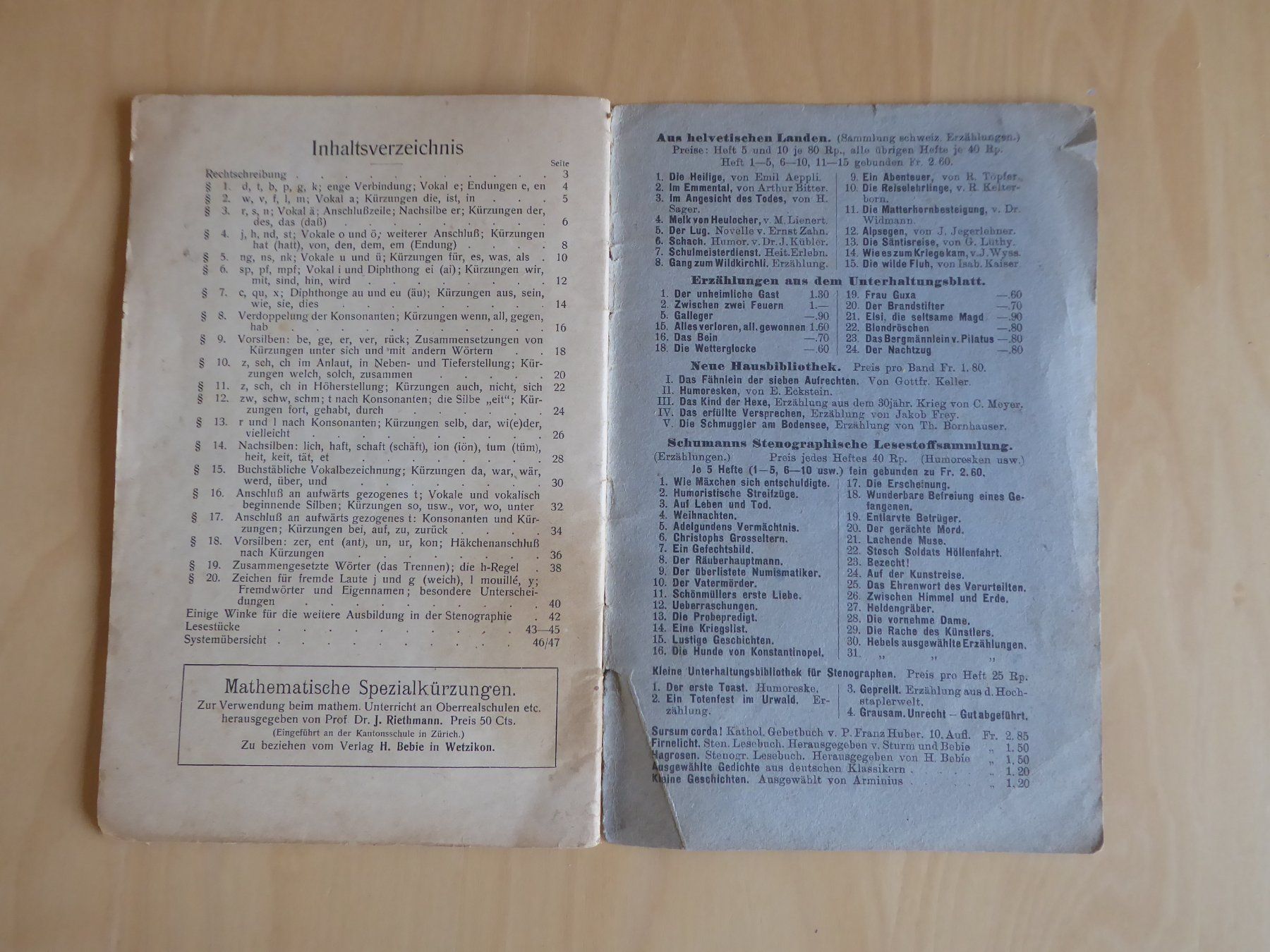 Libri: Methodisches Lehrbuch der Vereinfachten Stenographie – Usato da Aadorf venduto da Dragonfisch 6