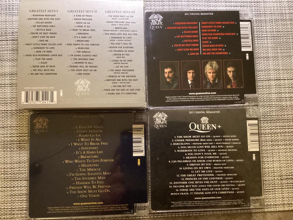 QUEEN - GREATEST HITS I II & III [THE PLATINUM COLLECTION 3CD 2011] 