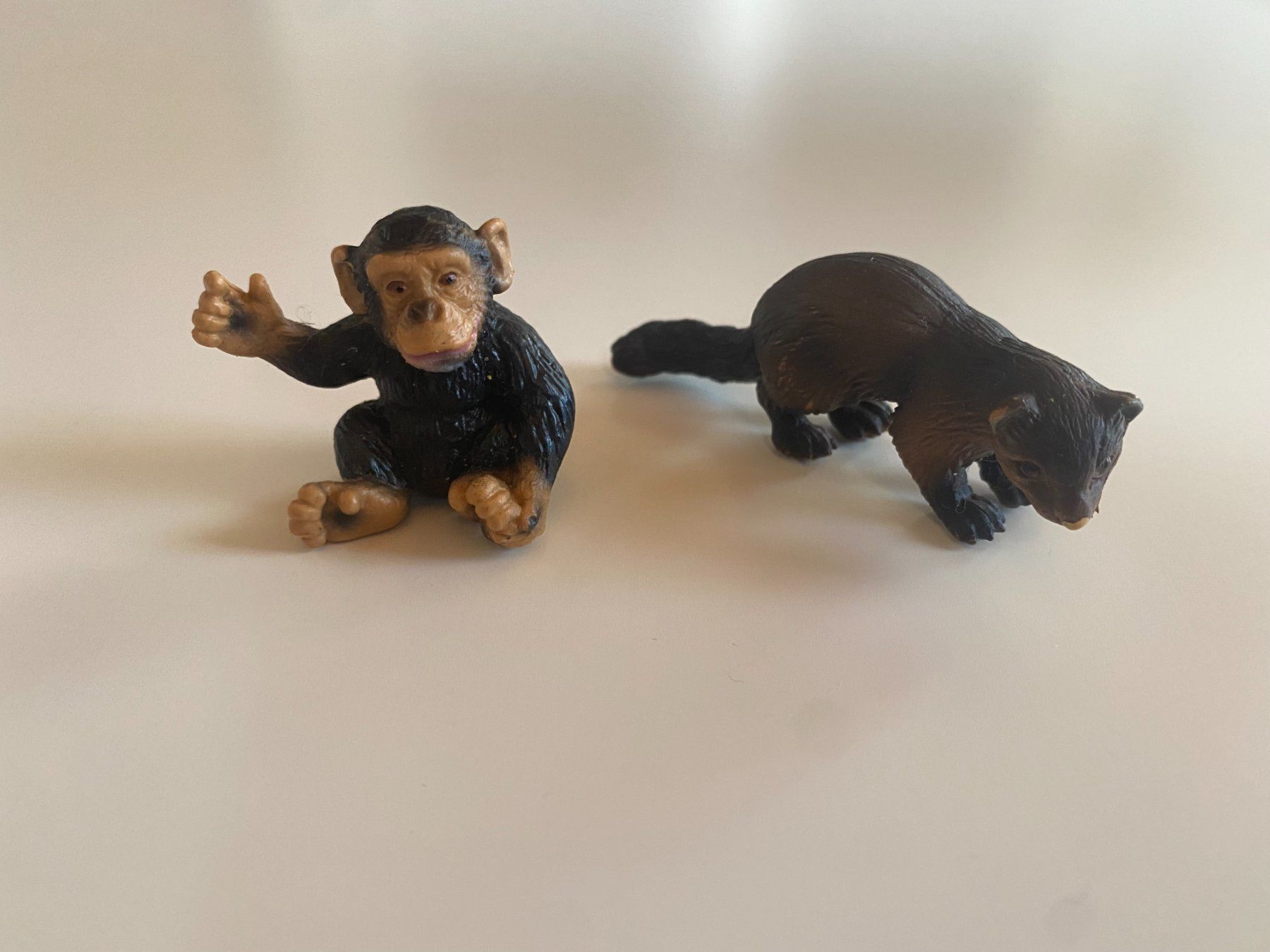 Schleich Spielzeuge: Schleich - Affe - und - Marder – Gebraucht aus Gelterkinden von ajdt4