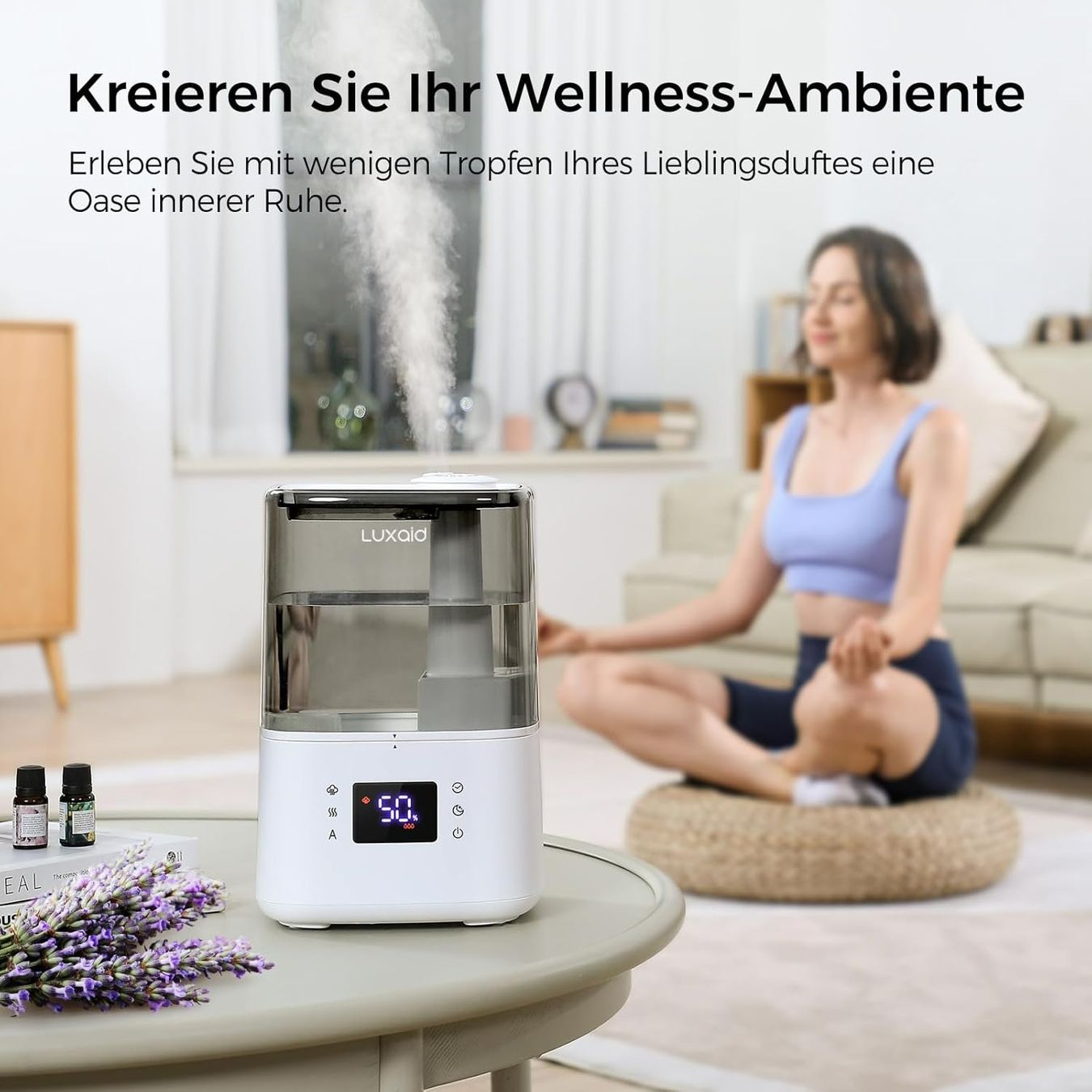 Umidificatori d'aria: Luftbefeuchter 4,5L Warm-/Kaltnebel – Nuovo e nell'imballaggio originale da Suhr venduto da SchnapperCH 6