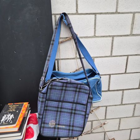 Kuoni Tasche blau 70er