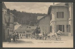 Carte P ( Saint-Cergue / Départ de Poste )
