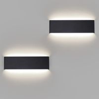 LED Wandleuchten Wandlampen Innenleuchten 2er Set 10W 4000K