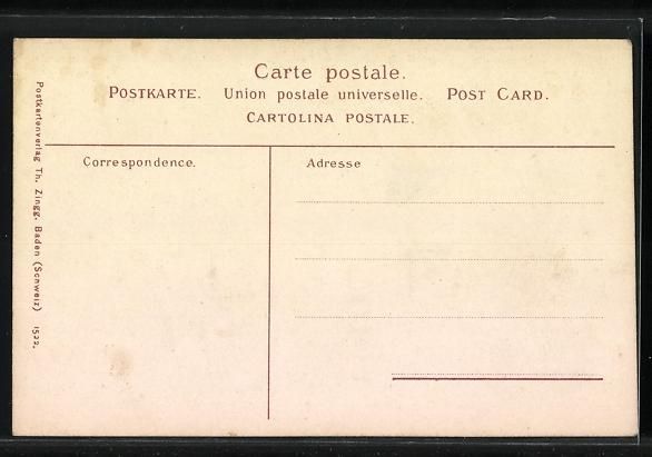 Cartoline postali: AK Sargans, Gesamtansicht mit Bergblick – Usato da Berlin venduto da bartko-reher 1