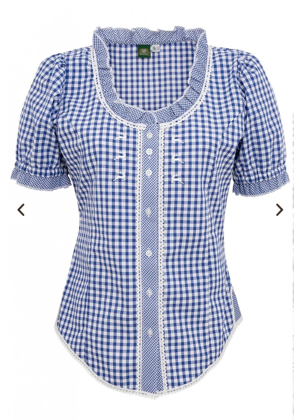 Blusen: OS Trachten Bluse blau – Neu und originalverpackt aus Köniz von daniela175 4