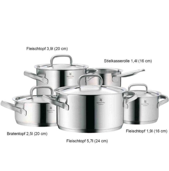 WMF Töpfe: WMF Gourmet Plus Topf-Set – Gebraucht aus Birsfelden von  2