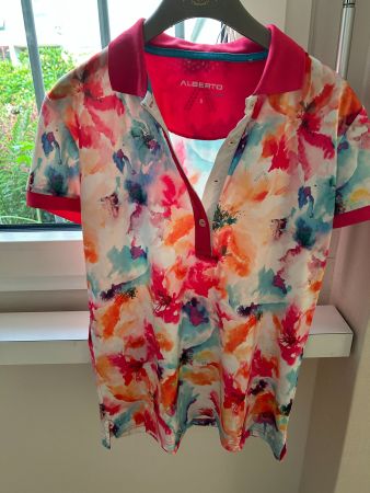 Alberto Golf Polo Shirt Damen Gr. S - Sommer Look!