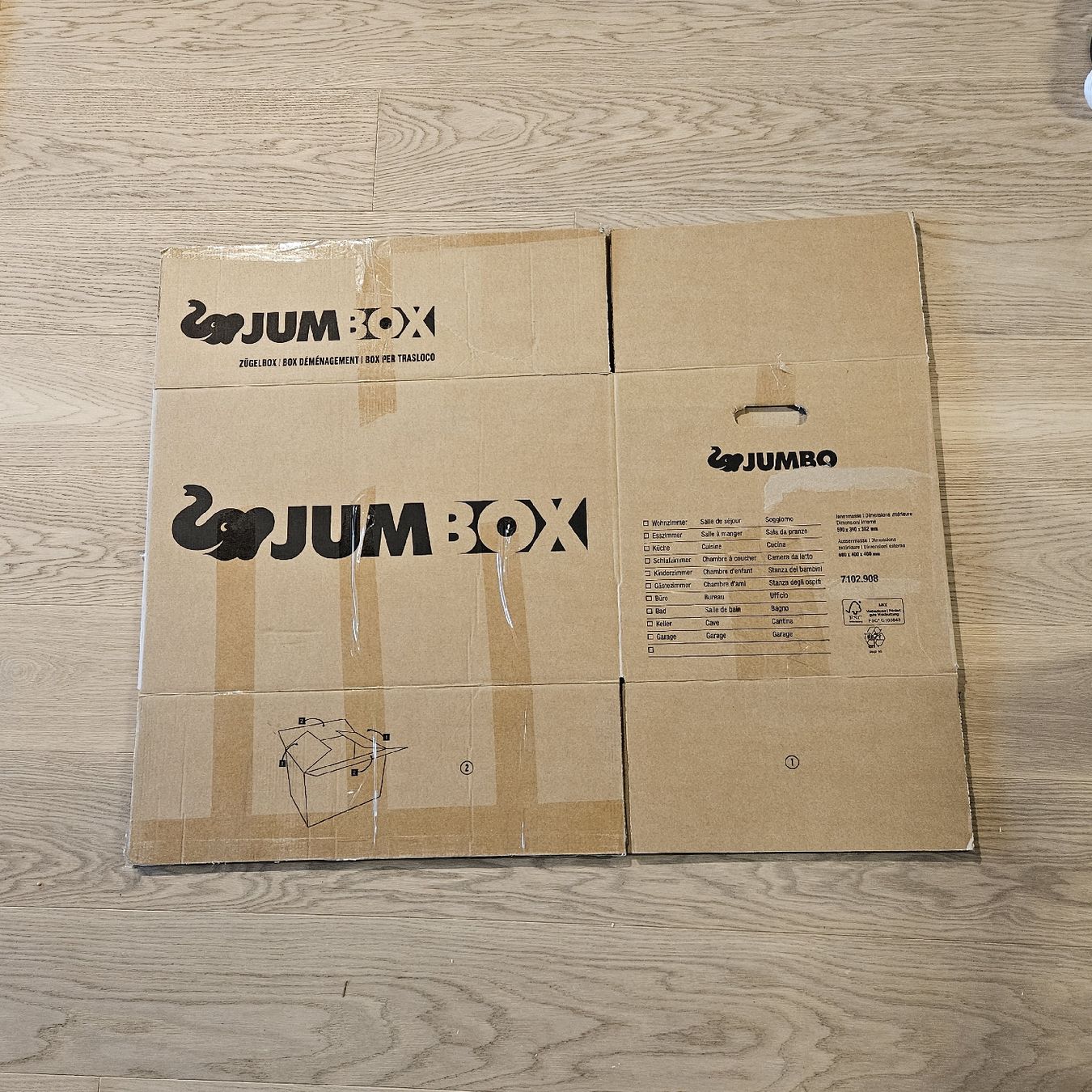 Kartons: 38 Zügelkisten – Gebraucht aus Rüschlikon von niwa