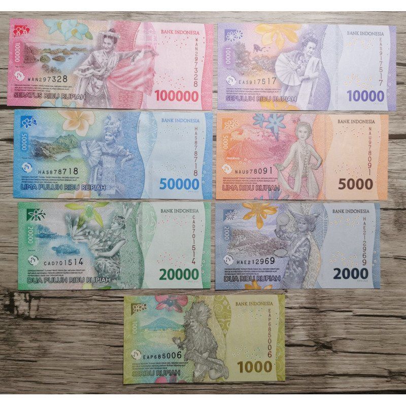 Banknoten: Indonesie 1000 to100000 Rupiah UNC – Neu (gemäss Beschreibung) aus Cousset von Patricio77 1