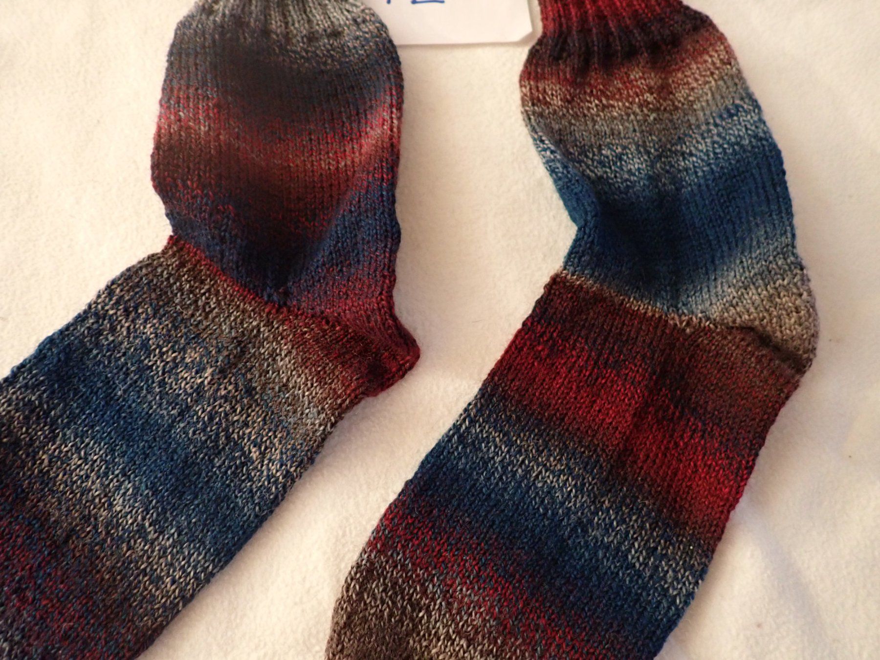 Calze: Handgestrickte Wollsocken  Gr.42  (524) – Nuovo e nell'imballaggio originale da neuenhof venduto da Caterchen 2