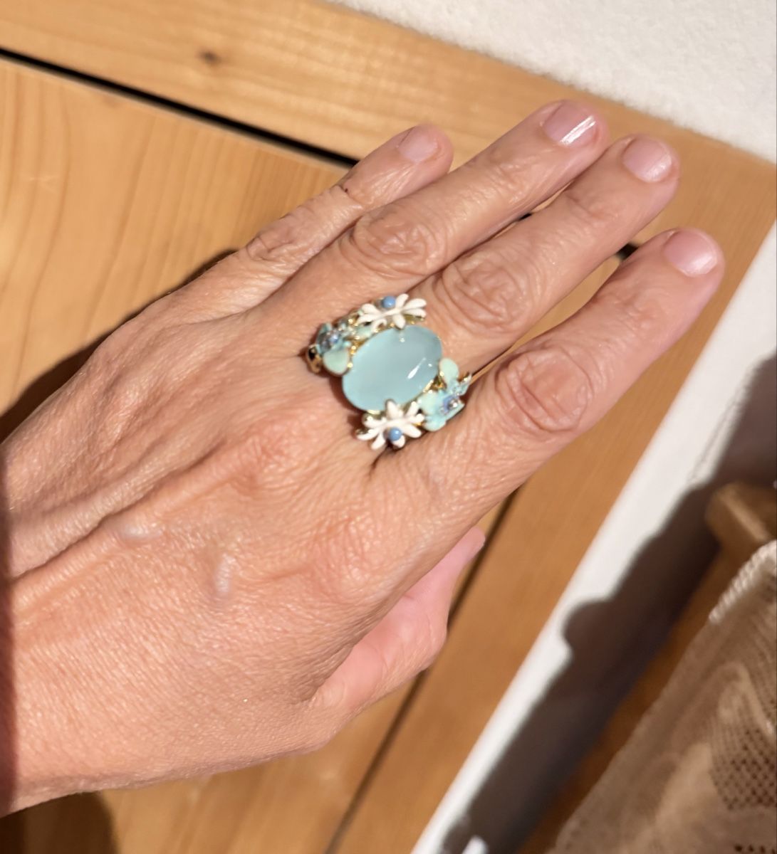 Anelli: Schöner Ring mit Blumendekor – Nuovo (secondo la descrizione) da Donat venduto da troja007 2